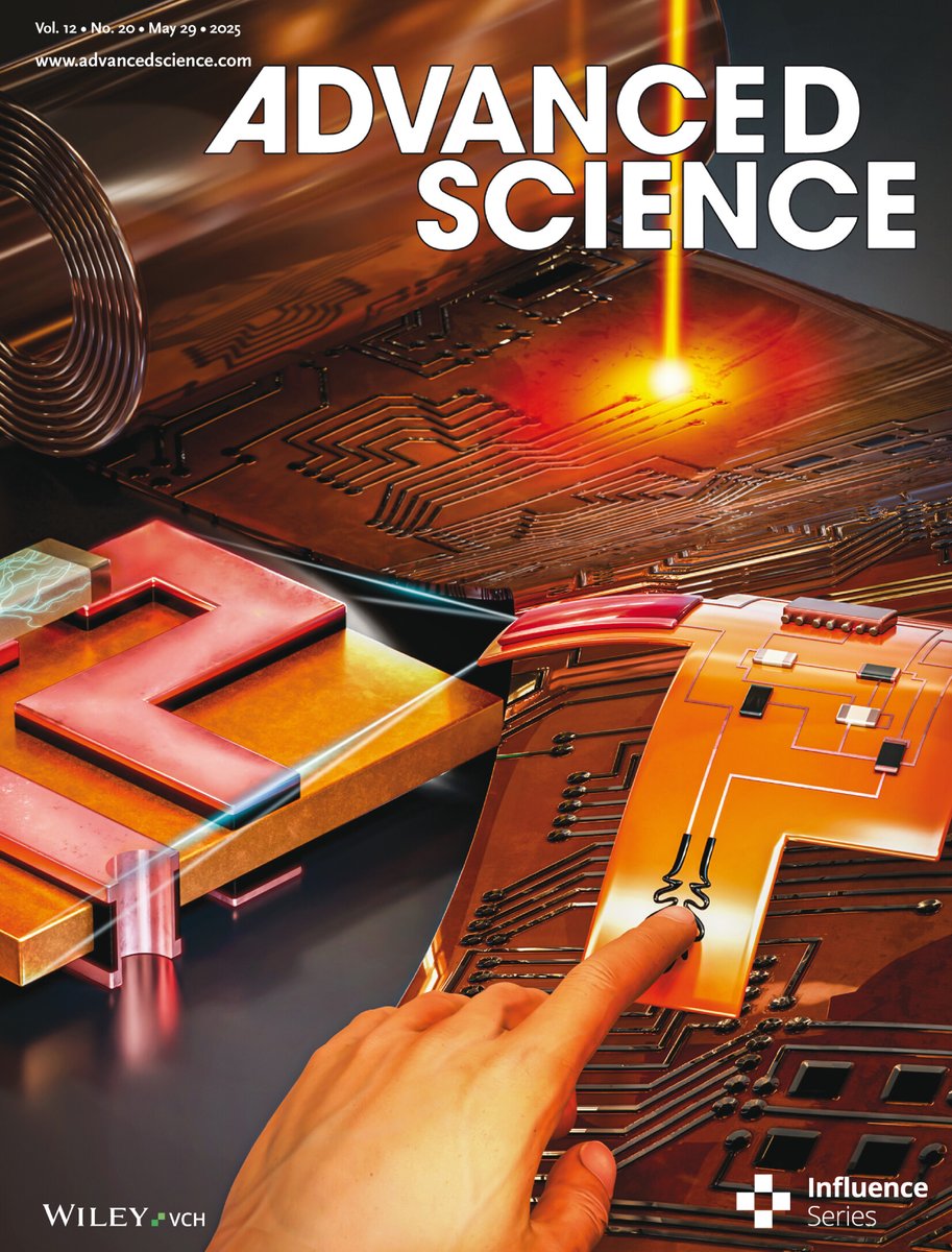 MIT Media Lab (@medialab) on Twitter photo The May 2025 cover of Advanced Science (<a href="/AdvPortfolio/">Advanced Portfolio News</a>) features recent research from the Tangible Media group led by Prof. <a href="/ishii_mit/">Hiroshi Ishii 石井 裕</a>, with collaborators from the MIT Center for Bits + Atoms. The paper, titled “Laser-Enabled Fabrication of Flexible Printed Electronics with The May 2025 cover of Advanced Science (<a href="/AdvPortfolio/">Advanced Portfolio News</a>) features recent research from the Tangible Media group led by Prof. <a href="/ishii_mit/">Hiroshi Ishii 石井 裕</a>, with collaborators from the MIT Center for Bits + Atoms. The paper, titled “Laser-Enabled Fabrication of Flexible Printed Electronics with