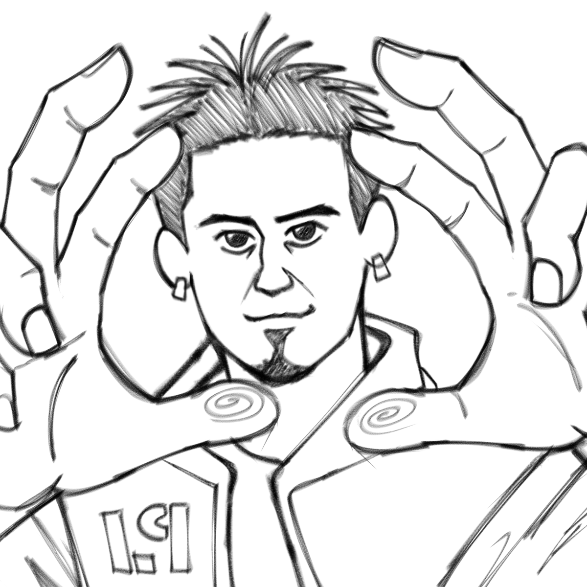 Jakeeeepng's tweet photo. M-M-M-Mike Shinoda 
@mikeshinoda 

#draw #LinkinPa https://t.co/WpSn06ei9r