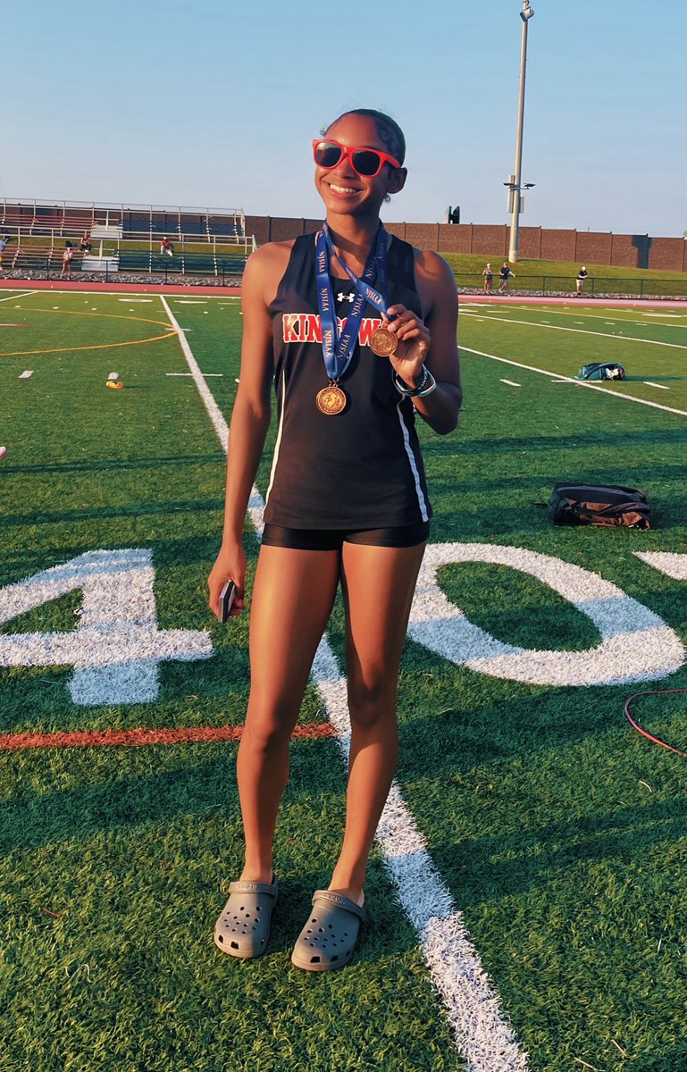 coachcaithess's tweet photo. What a day for these girls! Made the podium at the NJ Meet of Champions in all three of their events. 5th in the 4x400, 6th in the 4x100, and Noemi Haller was 7th in the 400. We couldn’t be prouder of them! Go Dragons! 🔥 🔴 ⚫️ https://t.co/VPLiwFqmJF