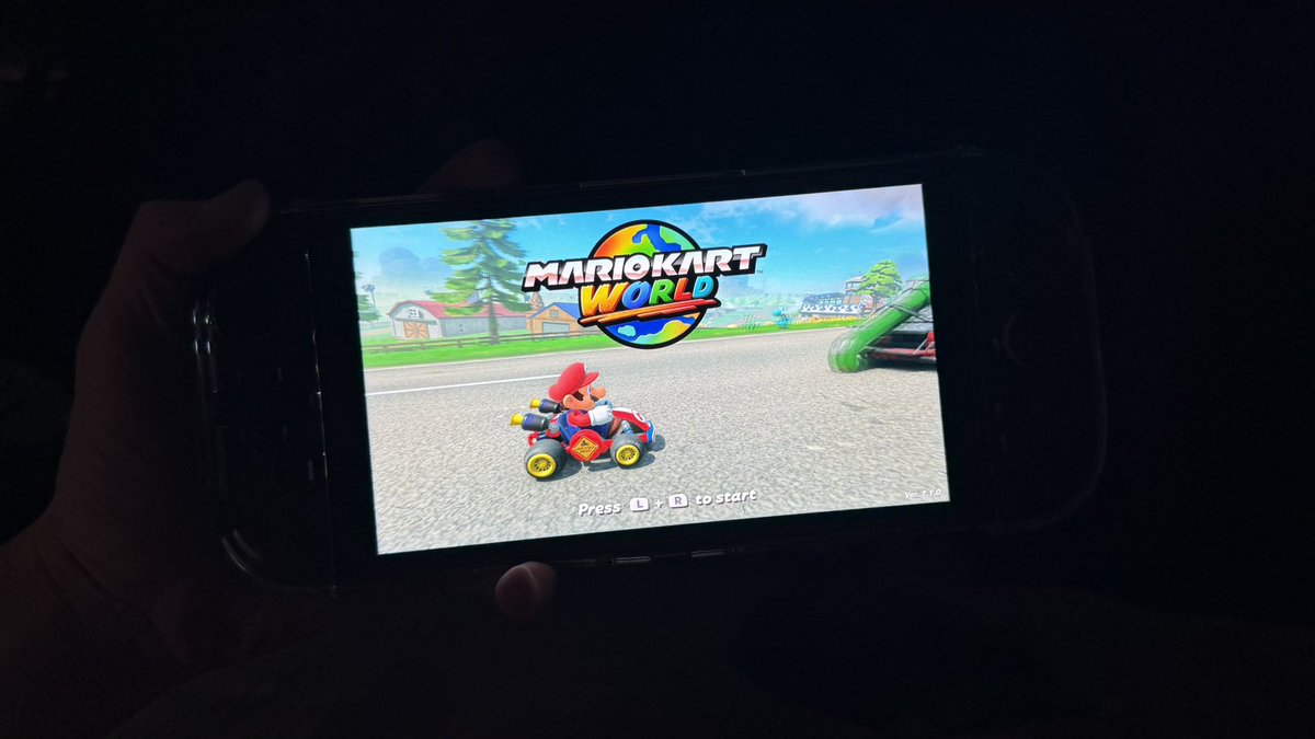 In bed + electric blanket + Nintendo Switch 2 + Mario Kart World = happiness. #Switch2 #NintendoSwitch2