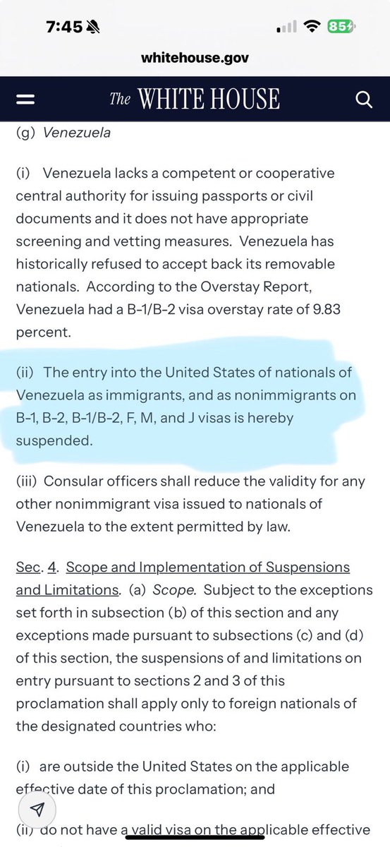 Ahora sí pasaron la prohibición de entrada a los venezolanos a Estados Unidos. TODAS LAS VISAS.

Un saludo bien especial a todos los que votaron por esto.