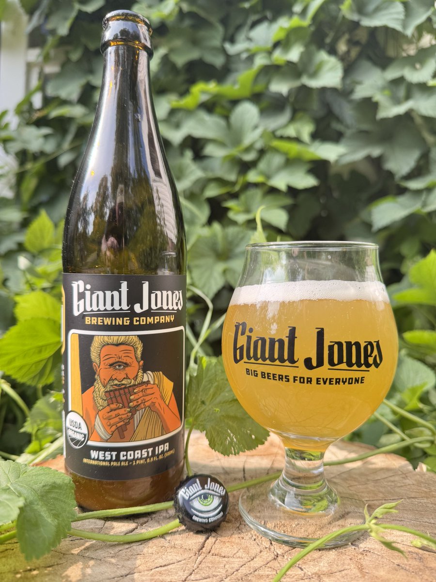 A nice new addition to the summer beer list from #GiantJonesBrewing - a West Coast IPA.   #WIBeer #MSNBeer #WIBeerWednesday