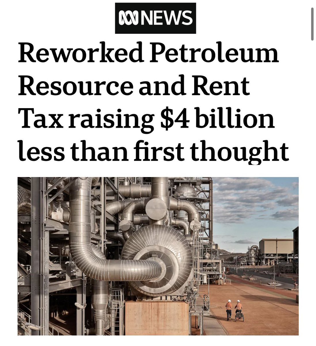 spenderallegra's tweet image. We need to rewrite the PRRT taxes on gas production. 

The government was right to make changes to the PRRT last term, but there are still far too many loopholes.

Australian taxpayers deserve a fair return when our resources are sold overseas, and they’re not getting it yet.