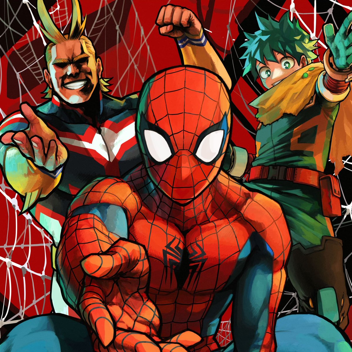 DynamoSuperX's tweet photo. the streets saying hirokoshi from 'MY HERO ACADEMIA' may be a character designer in marvel tokon fighting souls. Y'ALL????!!! https://t.co/7OcLX2VfiZ