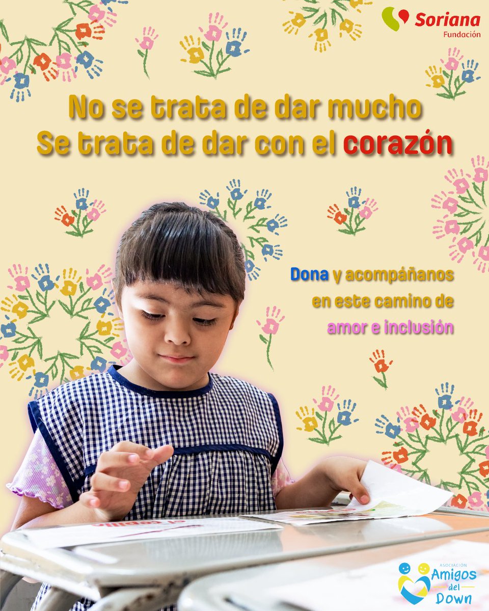 AmigosdelDownAC's tweet photo. ¡Estamos más cerca de la meta, pero necesitamos de ti! 🧡 Cada peso cuenta, cada minuto importa.

@OrgSoriana https://t.co/HpYuVDt204