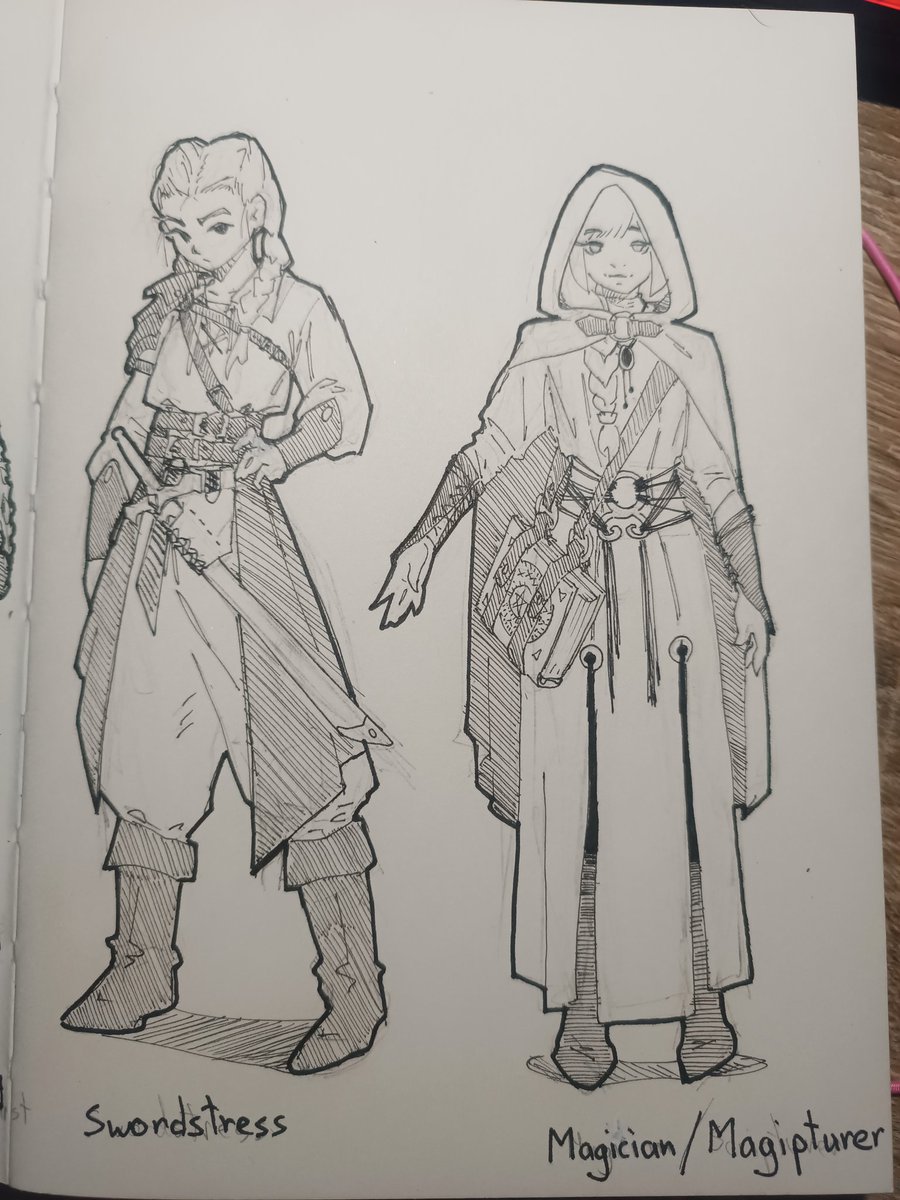 ArtBloomy's tweet photo. Finished character sketches 

#traditionalart #characterdesign #sketchart https://t.co/XoS4s6q2OT