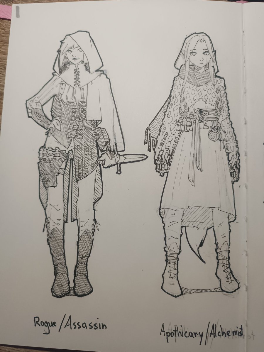 ArtBloomy's tweet photo. Finished character sketches 

#traditionalart #characterdesign #sketchart https://t.co/XoS4s6q2OT