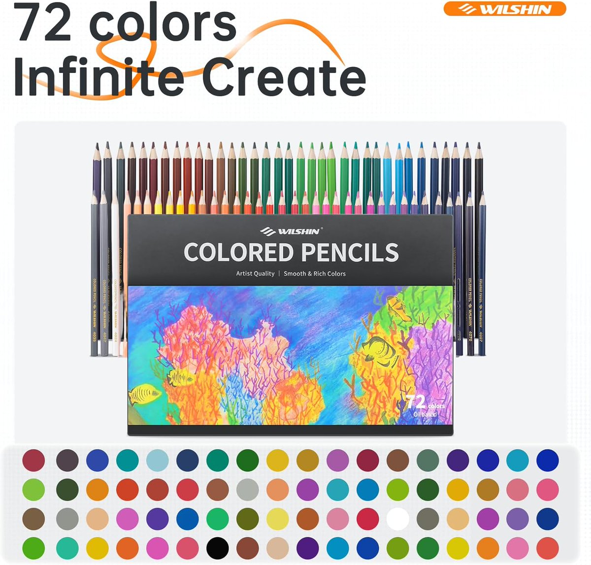 72 Piece Professional Colouring Pencil Set for Adults and Kids Ideal for Artists Sketching and Colouring Books

🎨 Unlock your creativity with an amazing 50% discount on this premium colouring pencil set

• Retail Price : $13.99  
• Discounted Price : $6.99  
• Promo code :