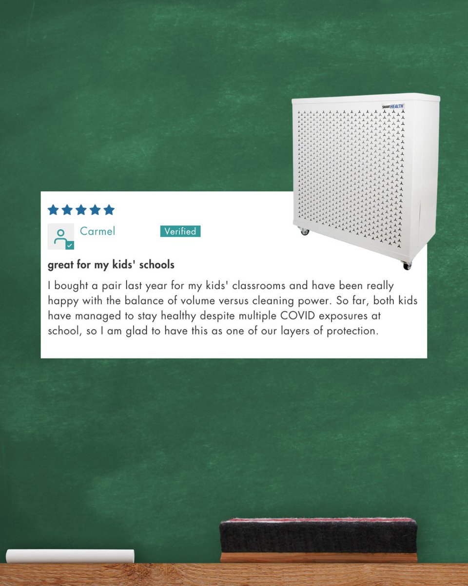 Air purifiers keep kids in school, period.