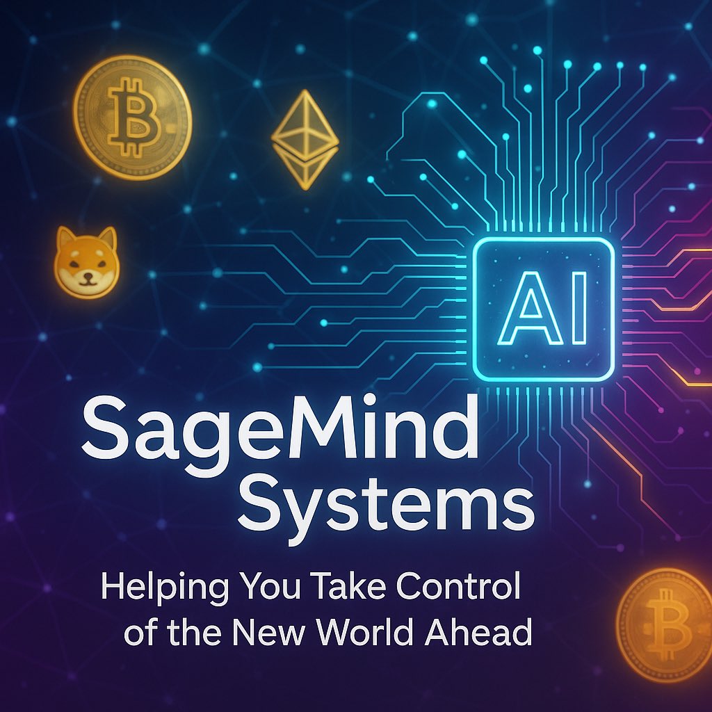 FivewithaG's tweet photo. The AI &amp; Crypto revolution is here. At SageMind Systems, we’re building smart tools to help you thrive in this new era. Join us today.

#AI #Crypto #Web3 #SageMind https://t.co/BT5mVPcy04