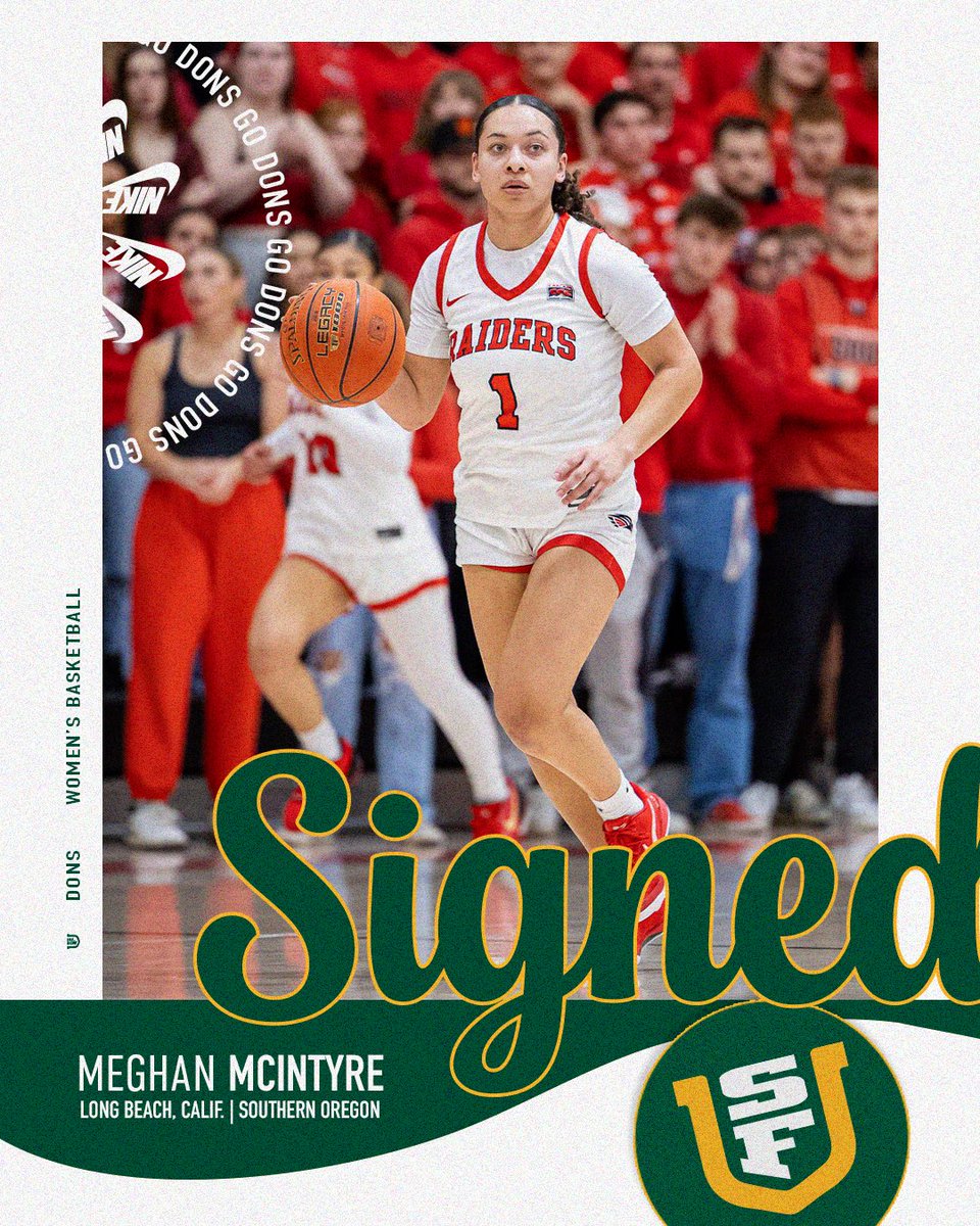 San Francisco Women's Basketball (@usfdonswbb) on Twitter photo More talent incoming ๐
Welcome to the Hilltop, <a href="/megmcin/">Meghan McIntyre</a> !
#USFDons | #WCChoops More talent incoming ๐
Welcome to the Hilltop, <a href="/megmcin/">Meghan McIntyre</a> !
#USFDons | #WCChoops