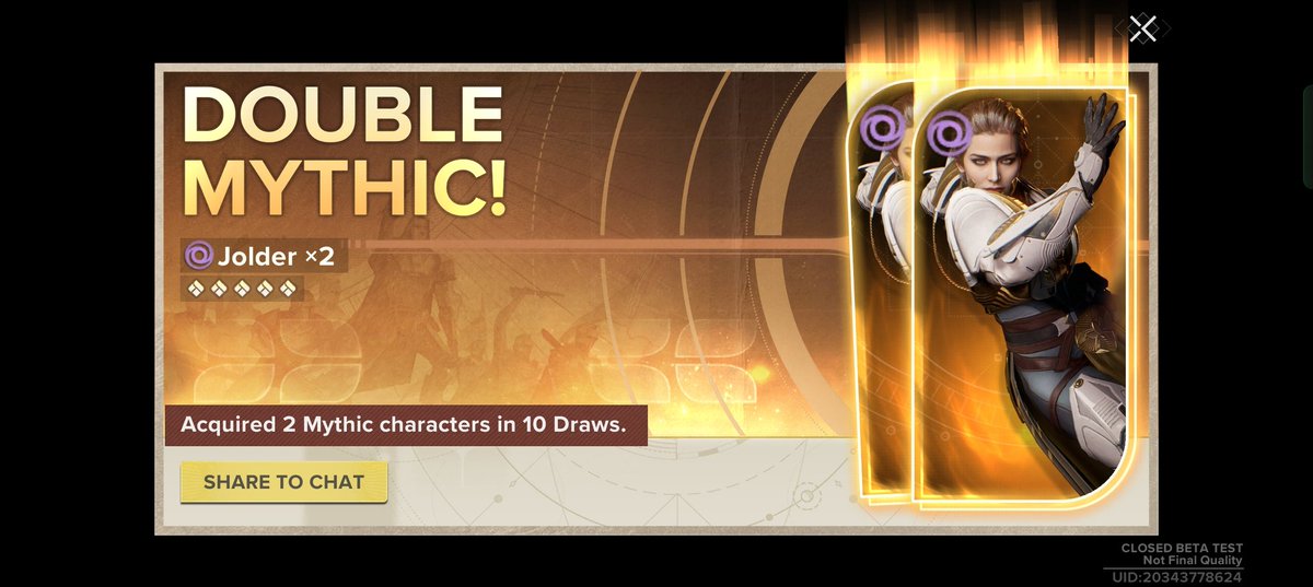 Thank you for the amazing luck in Destiny Rising