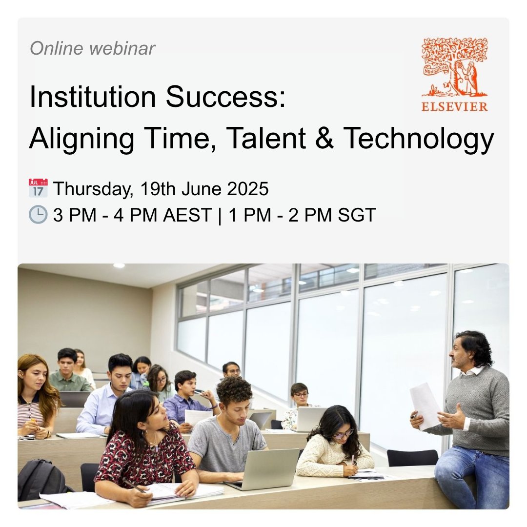 📢 Join us Thurs 19 June, 3pm AEST for our webinar Institution Success: Aligning Time, Talent &amp; Tech.
Uncover key insights from our new report on how to empower faculty as your greatest asset.
🎓 Streamline. Engage. Innovate.
👉 Register now: spkl.io/6018fAio0