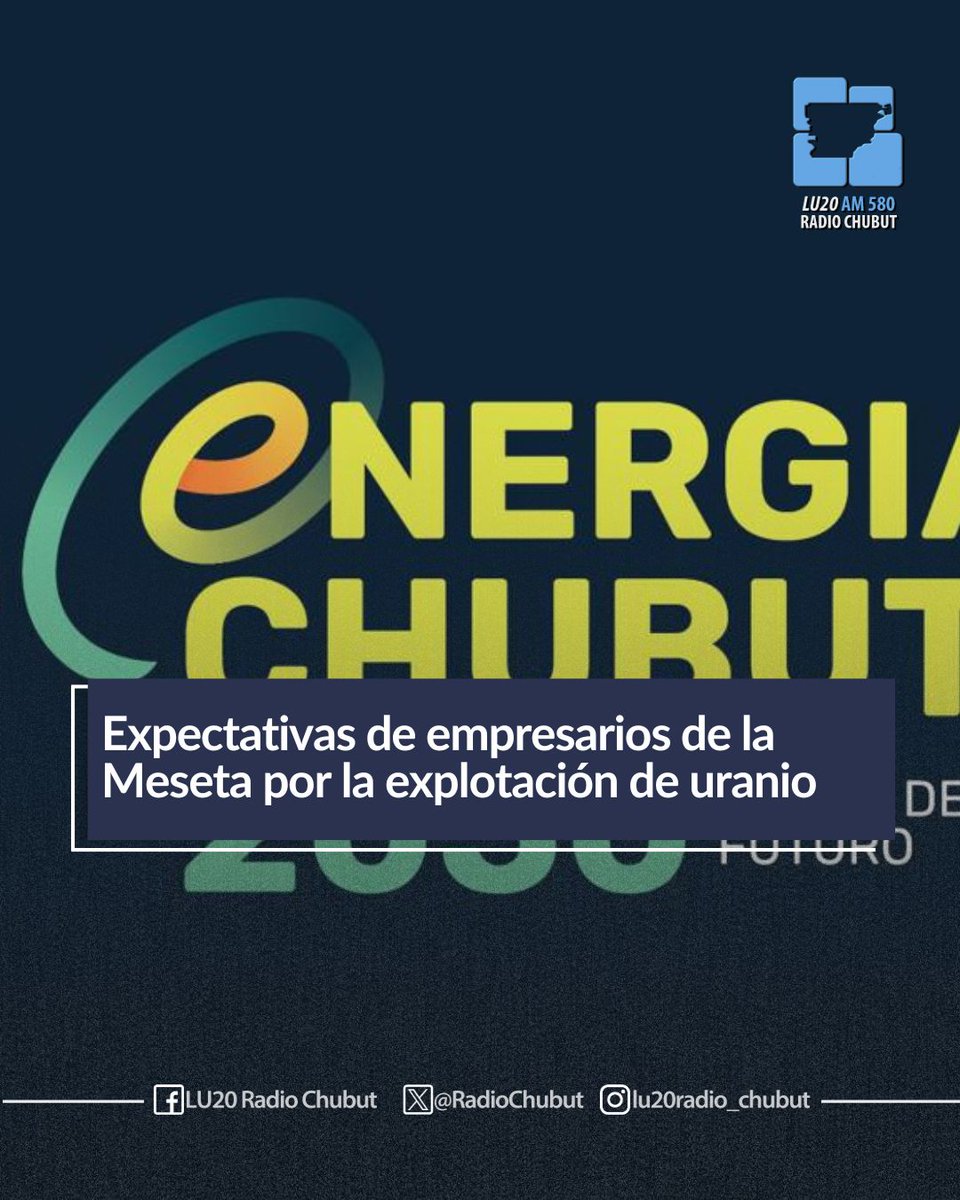 ✅Expectativas de empresarios de la Meseta por la explotación de uranio

Representantes de cámaras empresarias de esa zona estuvieron en el lanzamiento de la agenda energética de Chubut en Buenos Aires.

radiochubut.com/expectativas-d…