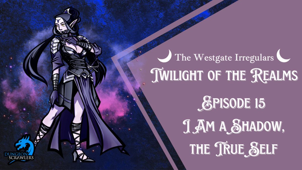 Tonight at 6pm PT, the Irregulars face off against the Shadowfox herself. Truths will be revealed and more questions will arise, but will the team survive?

Join us on twitch.tv/dungeonscrawle…
