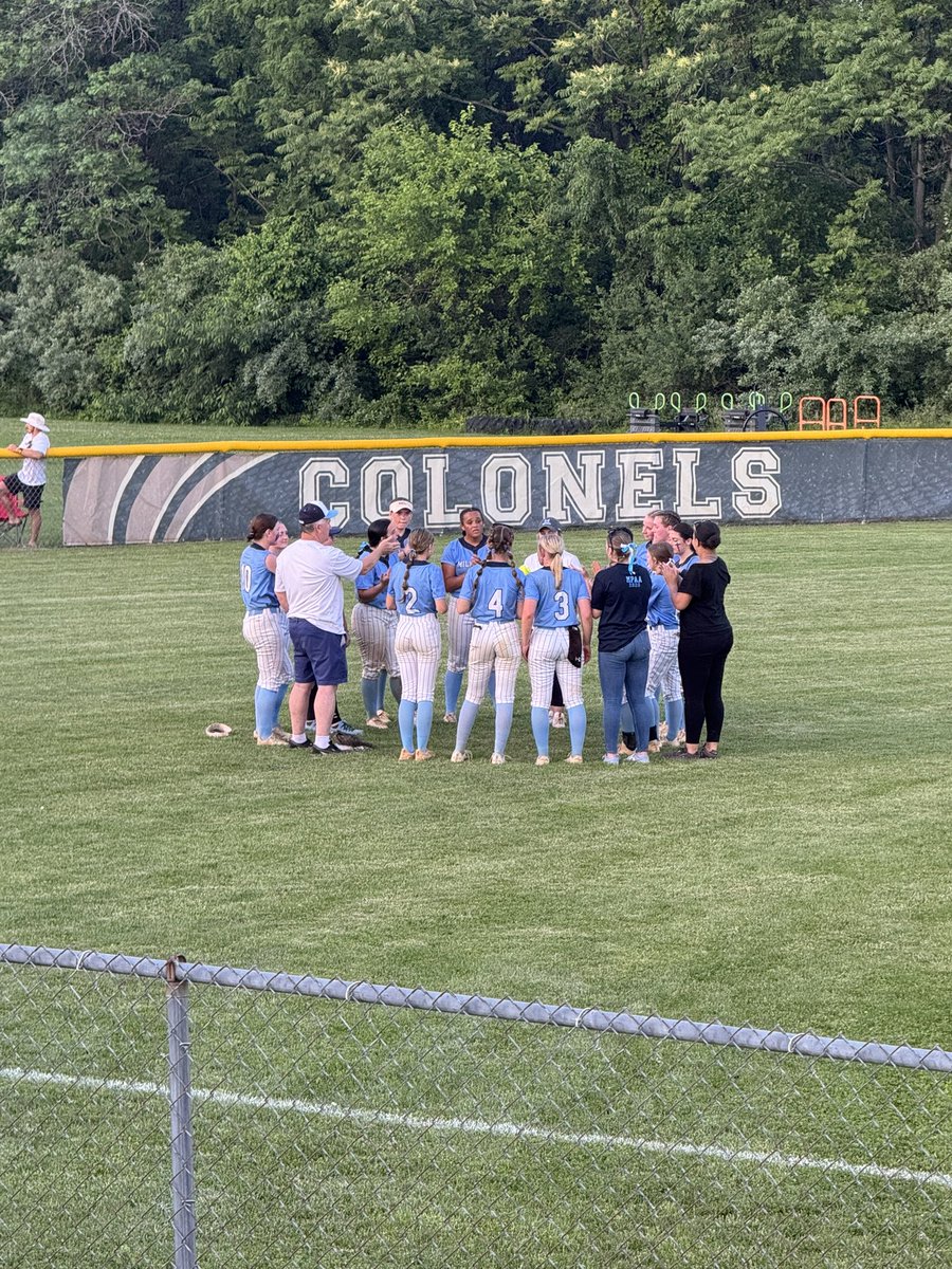 With tonight’s win Pioneers clinch first state birth in school history! Great job and lots of 🥎 left to play. Go Pioneers!