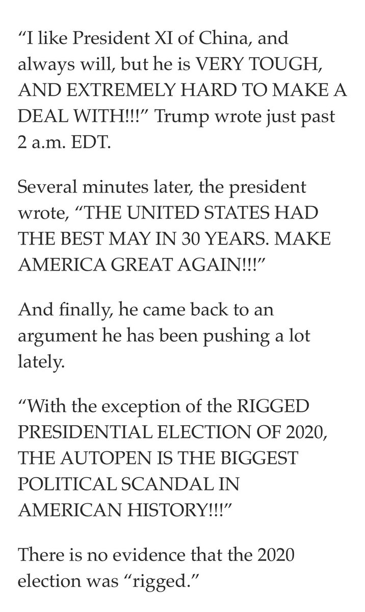 What a stable genius posts at 2am