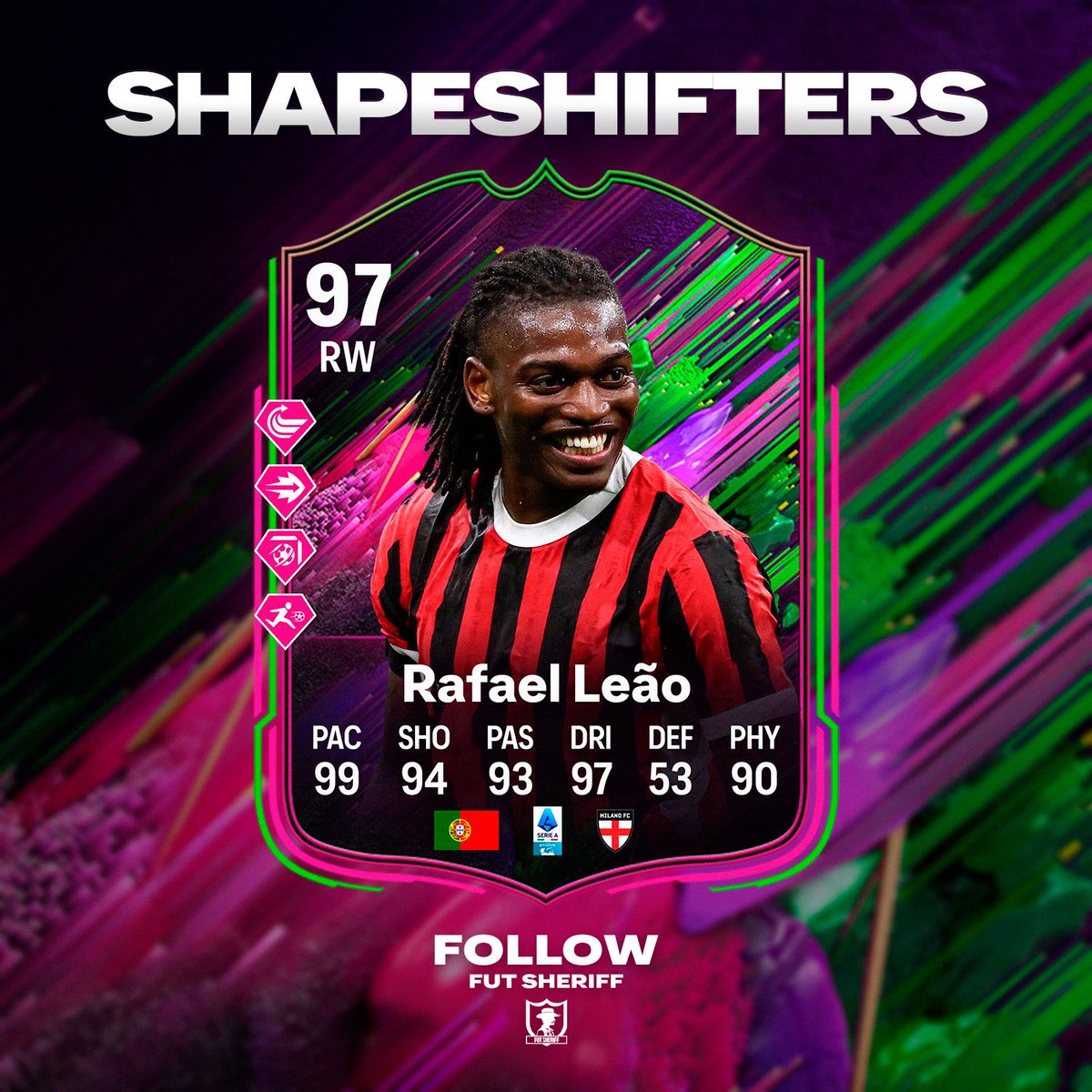 🚨Leao 🇵🇹 is coming as SHAPESHIFTERS IN SEASON PASS ✅🔥

We will be there🔥🔥 #FC25