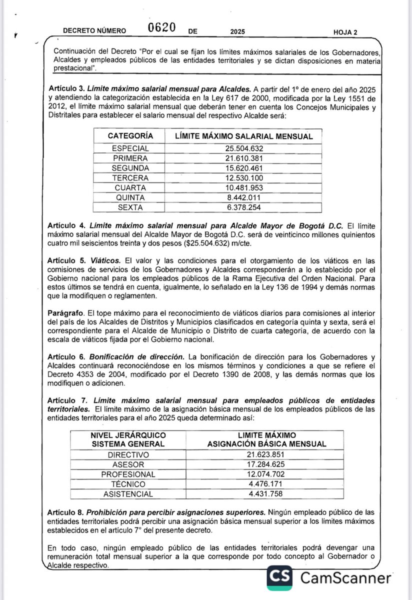 sunetcolofc's tweet photo. Gobierno @petrogustavo expide Decretos Salariales para servidores públicos correspondientes a la vigencia fiscal 2025.
@GermanSUNET presidente de @sunetcolofc negociador de la esa Estatal respetuosamente solicita celeridad a las entidades públicas para la aplicación de los mismos https://t.co/dXelOjnXx5