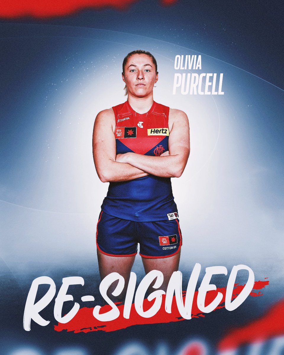 MelbourneAFLW's tweet image. Pressure. Precision. Purcell. 'Til 2027. ✍️

📝 | mfcde.es/4jAmgfw