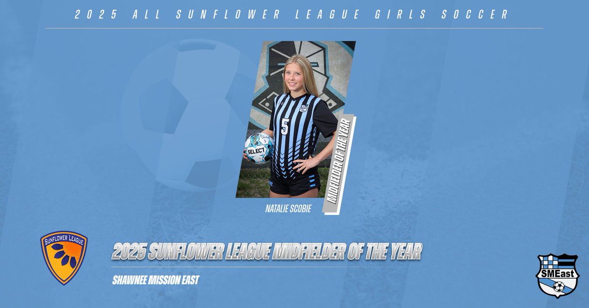 And special CONGRATS to Natalie Scobie for being selected as the Sunflower League Midfielder of the Year!