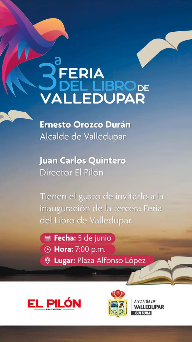 Dos nuevos capítulos para continuar con nuestro propósito en Ciudad de Eventos: 
• Feria del Libro 2025, desde mañana 5 de junio, en distintos escenarios en el Centro Histórico. Más de 40 actividades: conversatorios, presentaciones, lecturas, música y talleres, gratis.