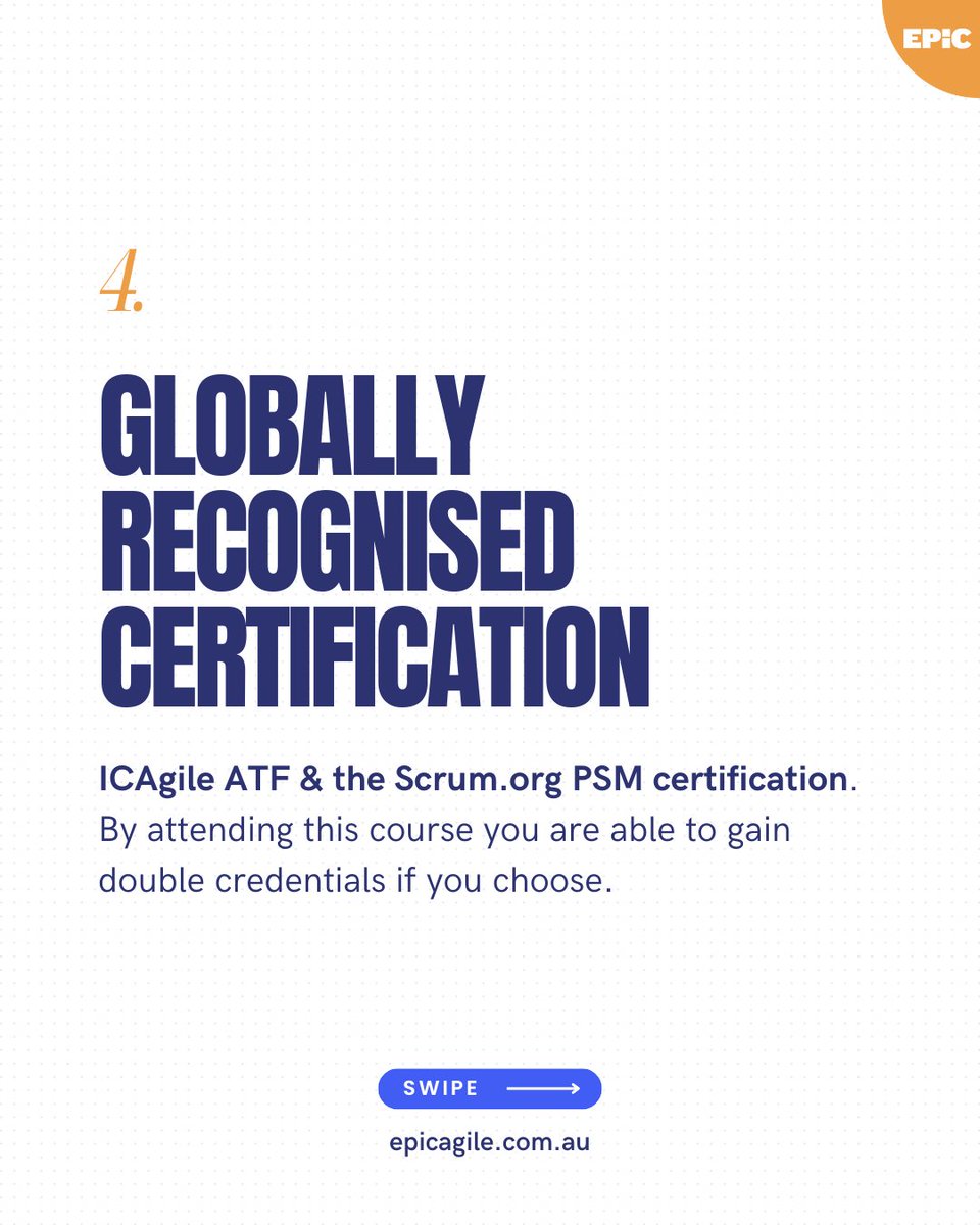 🗓️Starting 17th June, the EPiC Scrum Master + Agile Team Facilitator course is your one-way ticket to becoming the facilitator your team didn’t know they were craving. 

Make those stand-ups actually STAND OUT → hubs.la/Q03ntCYb0

#training #team #coaching #facilitator