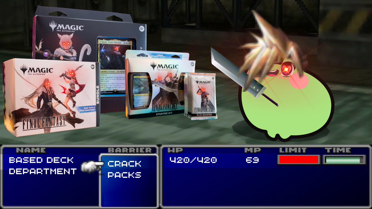 Final Fantasy, along with Magic, were a huge part of my childhood, and some of my most formative gaming experiences. Needless to say I'm very excited about #MTGxFINALFANTASY. Thank you  Wizards of the Coast for upping that excitement even more. Golden Chocobo incoming.. #gifted