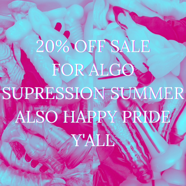 ✨️ IT'S ALGO SUPPRESSION SUMMER BAYYYBEEE SO I RESUMED MAKING BAD GRAPHICS IN CANVA ABOUT IT

✨️ 20% OFF MOST EVERYTHING STARTING NOW UNTIL I DONT KNOW BUT HEY WHO KNOWS ANYTHING