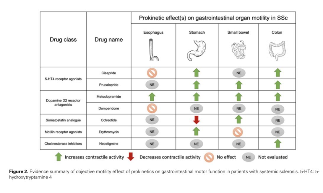 LastManStand85's tweet image. Role of Prokinetics for GI involvement in SSc #systemic sclerosis #Scloerderma 
Systematic review published this month
Another good read 👇