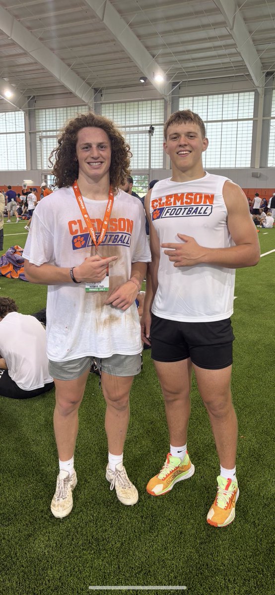 Elijah Chaffin (@chaffinelijah33) on Twitter photo Thank you <a href="/ClemsonFB/">Clemson Football</a> for inviting me to camp!
Great experience!
<a href="/benboulware7/">Ben Boulware</a>
<a href="/Clements_TJC/">Tyler Clements</a>
<a href="/SorrellsJordan/">Jordan Sorrells</a>
<a href="/ClemsonInsider/">TheClemsonInsider</a>
<a href="/ClemsonTigerNet/">TigerNet.com</a>
<a href="/ClemsonTigers/">Clemson Athletics</a>
<a href="/ClemsonTigers/">Clemson Athletics</a>
<a href="/CoachHinson72/">Brian Hinson</a>
<a href="/AscensionSport1/">AscensionSport1</a>
<a href="/MashElite/">Travis Mash</a>
<a href="/Rivals/">Rivals</a>
<a href="/CypherQuinton/">Quinton cypher</a>
<a href="/Coach_TomAllen/">Coach Tom Allen</a>
<a href="/DavieCountySch/">Davie County Schools</a> Thank you <a href="/ClemsonFB/">Clemson Football</a> for inviting me to camp!
Great experience!
<a href="/benboulware7/">Ben Boulware</a>
<a href="/Clements_TJC/">Tyler Clements</a>
<a href="/SorrellsJordan/">Jordan Sorrells</a>
<a href="/ClemsonInsider/">TheClemsonInsider</a>
<a href="/ClemsonTigerNet/">TigerNet.com</a>
<a href="/ClemsonTigers/">Clemson Athletics</a>
<a href="/ClemsonTigers/">Clemson Athletics</a>
<a href="/CoachHinson72/">Brian Hinson</a>
<a href="/AscensionSport1/">AscensionSport1</a>
<a href="/MashElite/">Travis Mash</a>
<a href="/Rivals/">Rivals</a>
<a href="/CypherQuinton/">Quinton cypher</a>
<a href="/Coach_TomAllen/">Coach Tom Allen</a>
<a href="/DavieCountySch/">Davie County Schools</a>