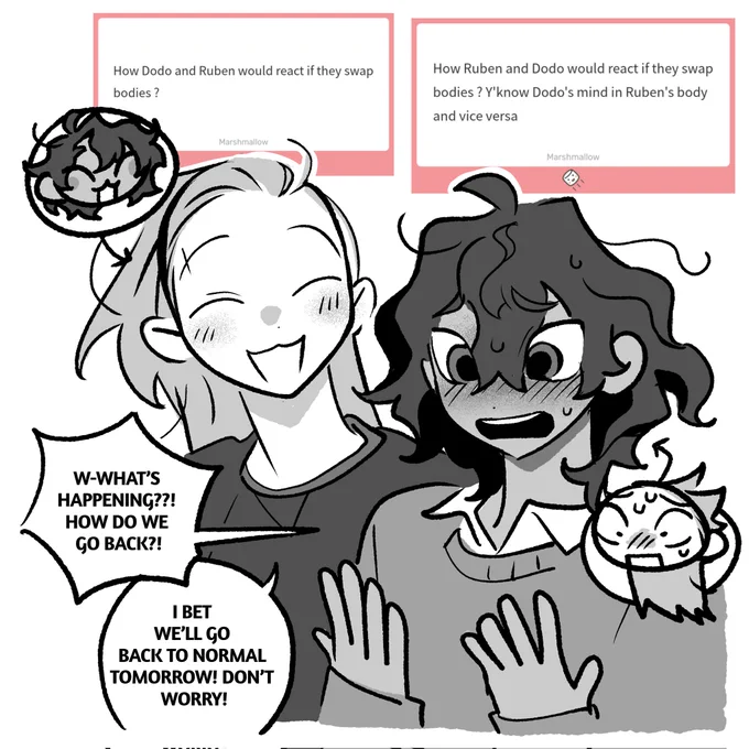 i love putting them in trope situations 🦤 