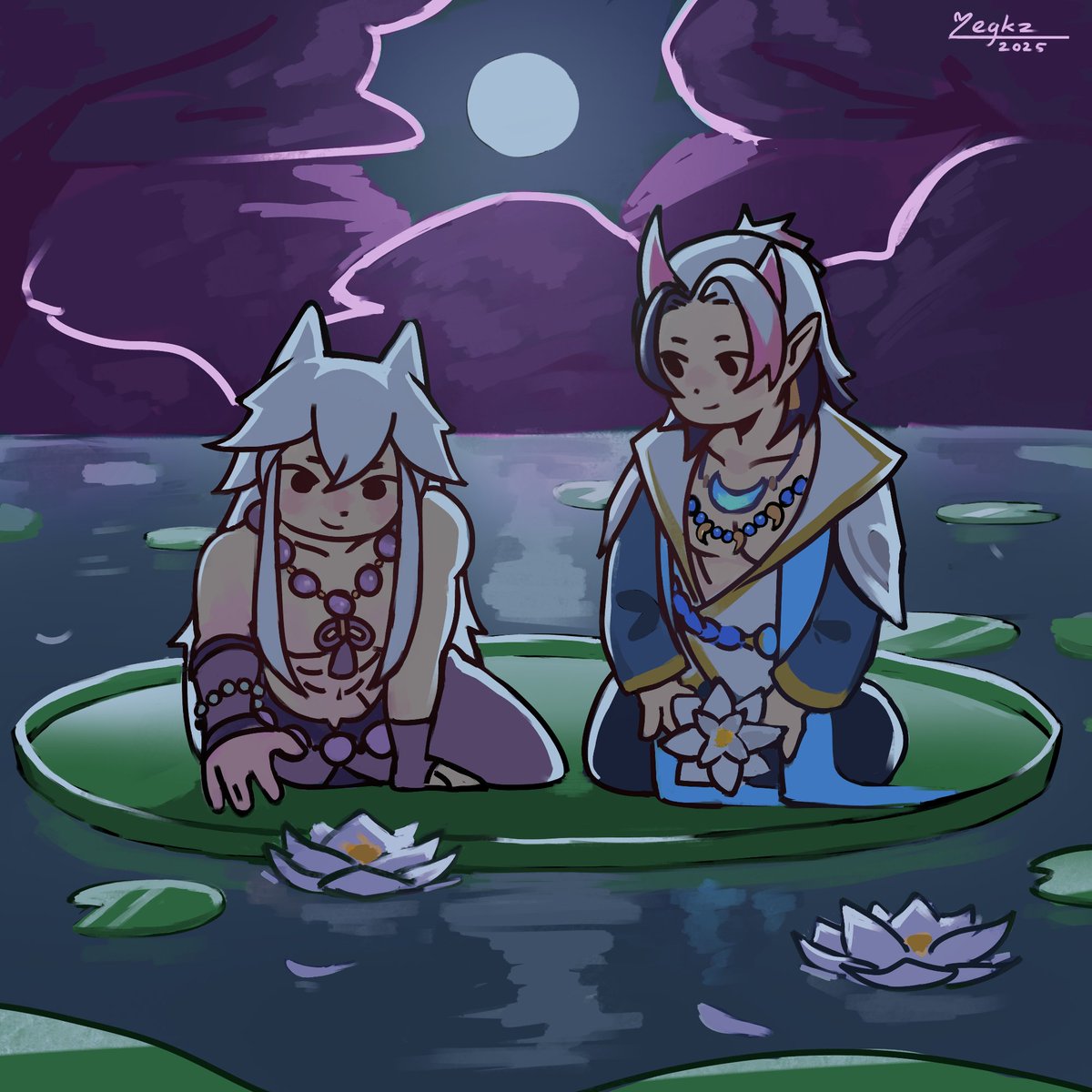 chibi sketch before another hard piece 💤

#aphelios #sett #settphel