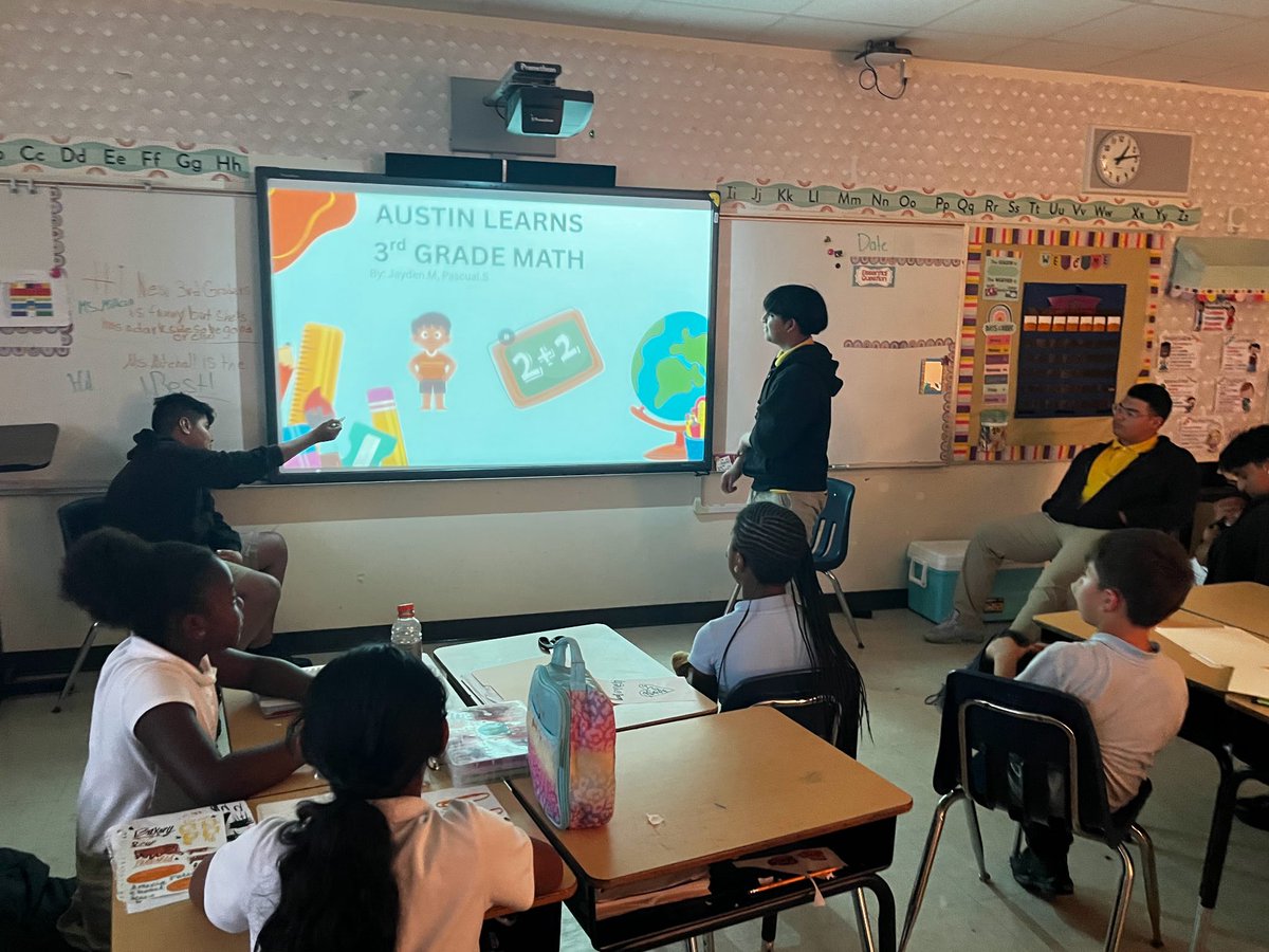 Algebra I students wrote and read children’s book, with mathematical concepts to kinder-3rd grade students. We will miss their leadership! #lck8acitysetonahill #lck8dolphinpride <a href="/miamischools/">MDCPS</a> #yourbestchoicemdcps @suptdotres