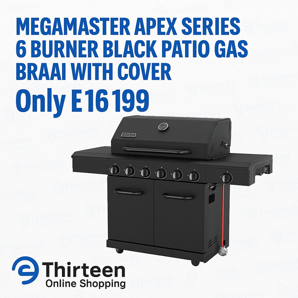 ethirteen123's tweet photo. 🔥 Fire up the flavor with the Megamaster Apex Series 6 Burner Gas Braai – now available for E16 199 including a cover!

Perfect for patio parties and weekend feasts. 🍖🔥
✔️ Sleek black design
✔️ 6 powerful burners
✔️ Free delivery to your doorstep
📞 Call/WhatsApp: 78400492 https://t.co/YomZeyJ4XQ