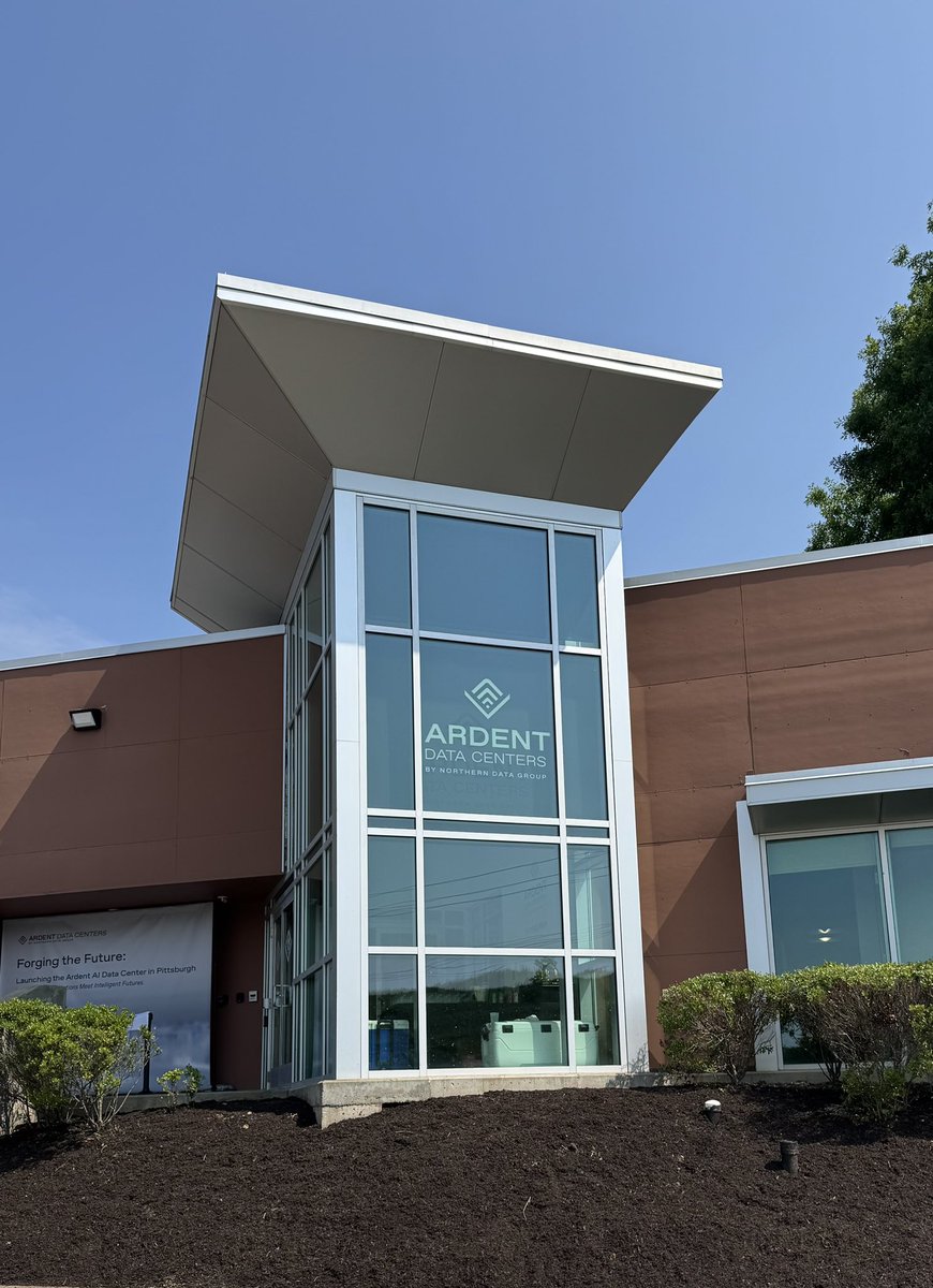 “Pennsylvania is where we want to be!  The local talent here in Pittsburgh is awesome,” stated Mr. Ginders, VP of Global Operations. Thanks to John, Wayne &amp; Northern Data Group for inviting us to the launch of Ardent Data Centers’ new AI Infrastructure facility in Robinson.