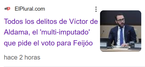 ¡Atentos a la jugada!
¡Ahora, Aldama es del PP!

(Si es que... son unos putos genios)