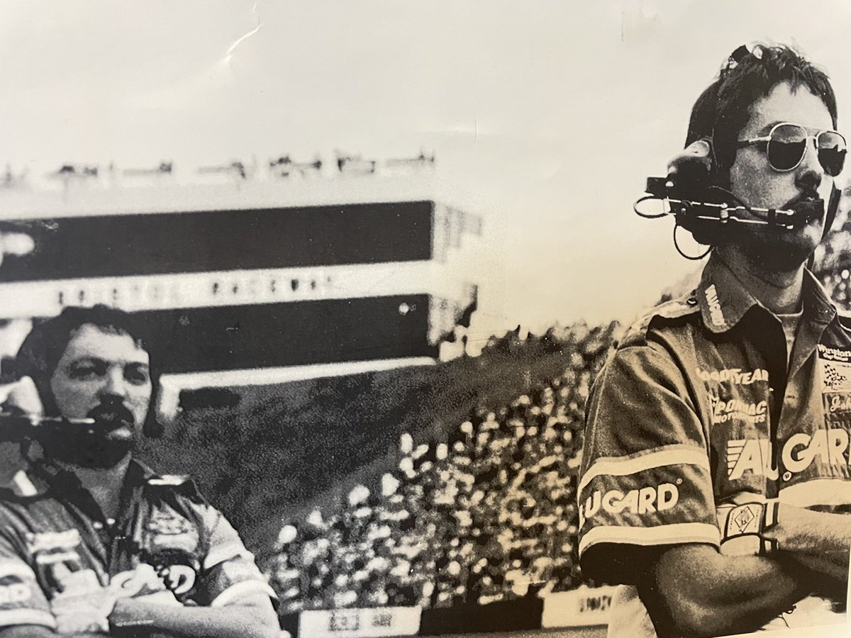 JDNASCARTech's tweet image. Thinking about my brother Barry on his birthday today. Great memories from pit road. Left photo is @ItsBristolBaby  with @RustyWallace first win. Right is @RockinghamSpdwy he was an amazing Crew Chief and a true racer. @NASCARHall