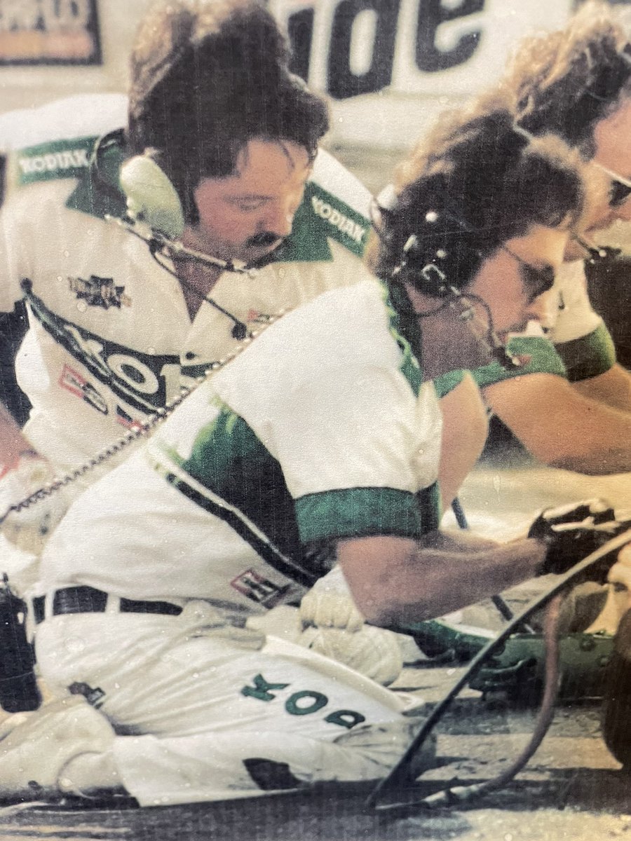 JDNASCARTech's tweet image. Thinking about my brother Barry on his birthday today. Great memories from pit road. Left photo is @ItsBristolBaby  with @RustyWallace first win. Right is @RockinghamSpdwy he was an amazing Crew Chief and a true racer. @NASCARHall