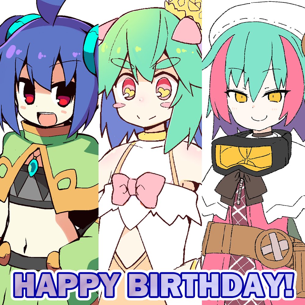 INSIDE_SYSTEM's tweet photo. 本日はイッケ、ワンダーガール、マルバレスのデザインをされたななてるさんのお誕生日です！　おめでとうございます！
#魔神少女 https://t.co/e9gLdGiwkE