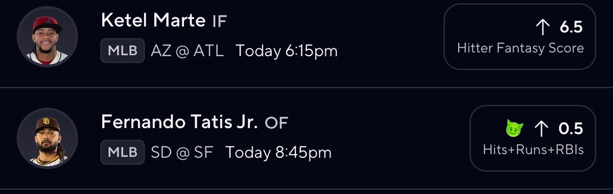 HayWayLineups's tweet image. MLB ⚾️ Hitters 

Join Discord Premium In Bio And Follow @GLGxng 

USE WHOP TO JOIN PREMIUM. 

#BettingX #PlayerProps #SportsPicks #PrizePicks #underdog #hayparlays
#Sleeper #PrizePicks #DFS #prizepickspotd #GamblingTwitter #prizepicksnfl #nba           #GamblingX #MLB #NFL #CFB25
