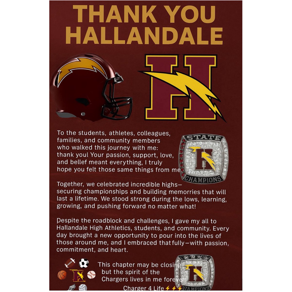 Thank you, Hallandale ❤️❤️⚡️⚡️⚡️