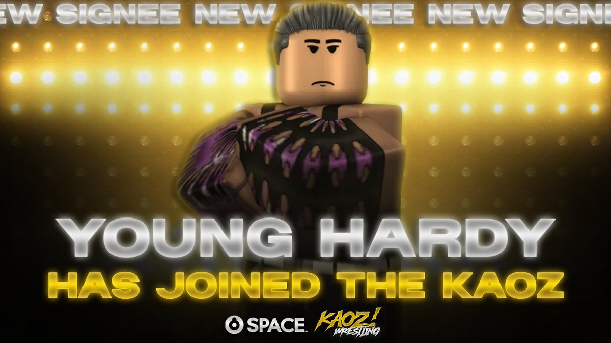 [SIGNINGS]
KAOZ! Wrestling has added four stars to the KAOZ! Zone!

Air Branson 
Janden Kalen 
Joel Samurai
Young Hardy

Want to get signed? DM nob3399 if interested!