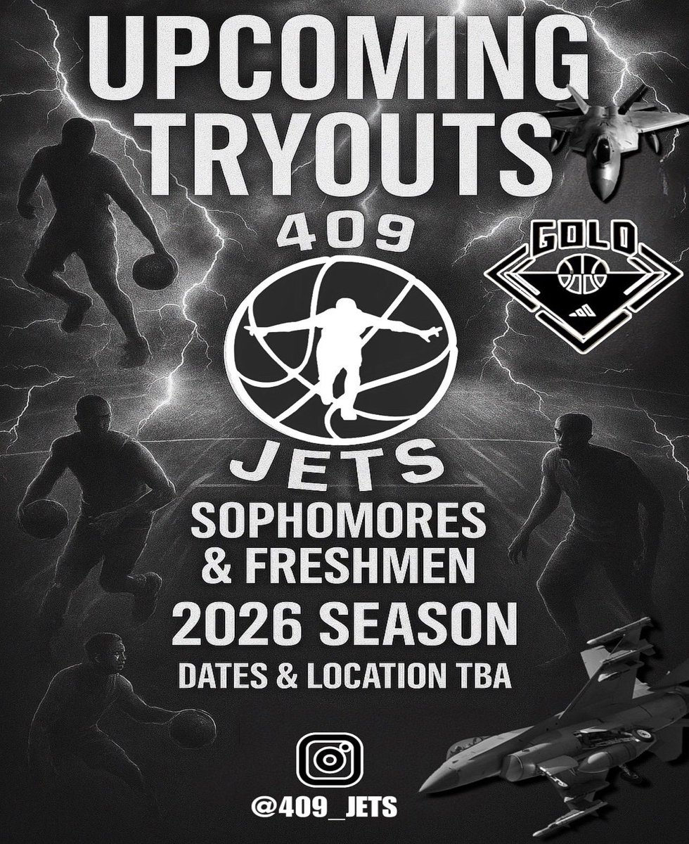 Good Afternoon Everyone, Our season is coming to an end soon and I with that being said, we’ll be doing tryouts for 2026 season for Adidas Gold Gauntlet. Will have two teams 17U and 16U and only doing 10 player roster.