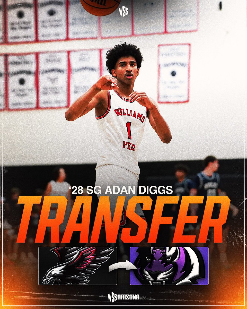 WSSArizona's tweet image. Class of 2028&apos;s Adan Diggs (@adandiggs.8) has transferred from Williams Field to Millennium 😳

The 5-star heads to Millennium to join forces with Cam Holmes as the Tigers look to once again be Open Division Contenders.