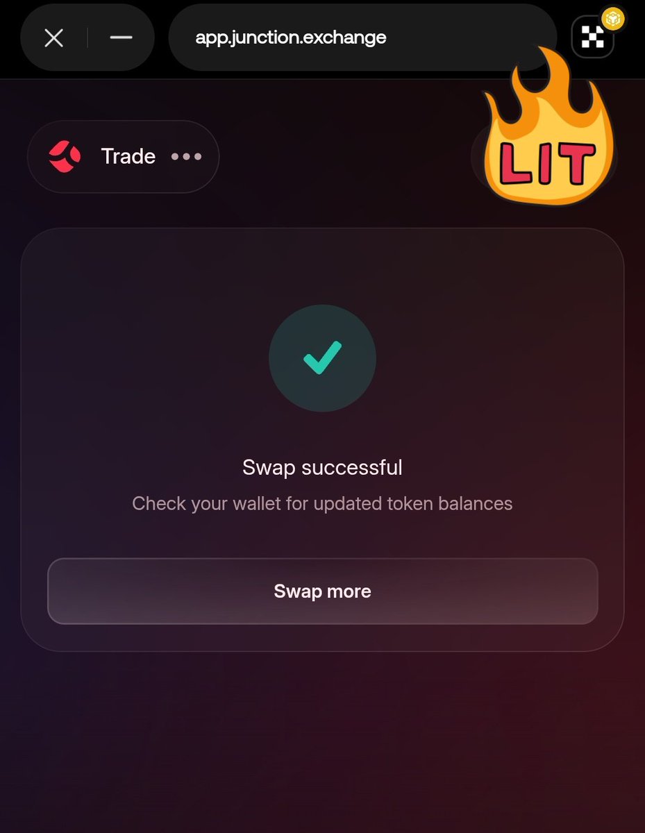 Newton_crypt's tweet photo. @JunctionFi @moonpay The app’s layout is clean and seamlessly simple to navigate zero confusion
Loading times were snappy,from swap quotes to confirmations
No bugs or glitches for me and the design screams user-friendly
I’d give the UI/UX and speed a solid 8/10
#JunctionFi #DeFi at it's best https://t.co/7q9ryAo6F1