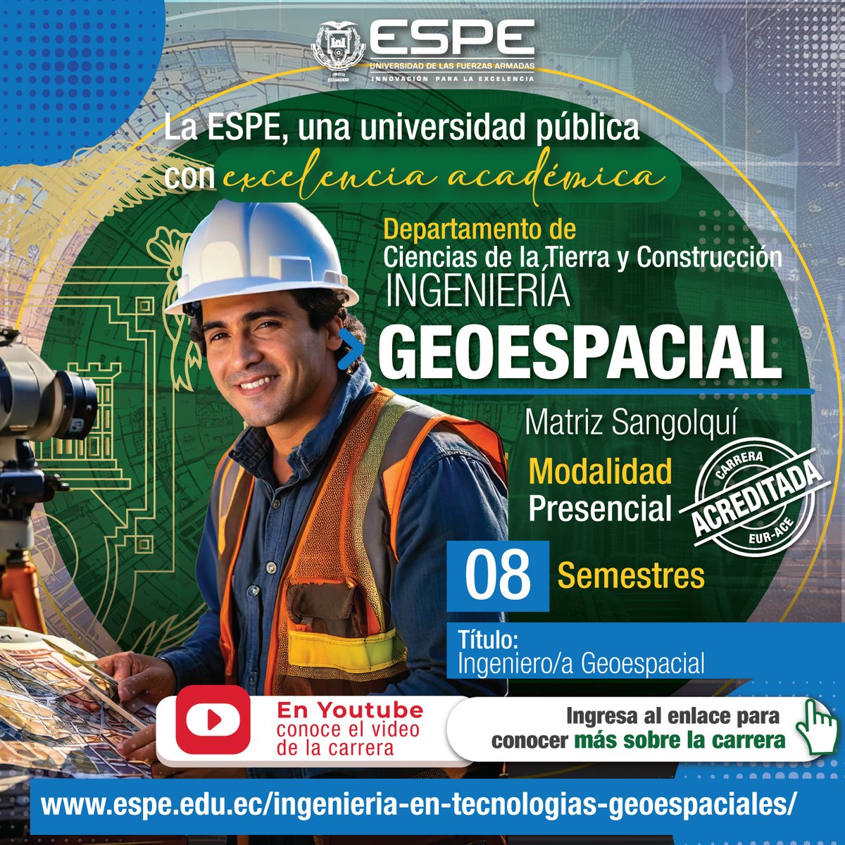 🚀 Da el salto hacia tu futuro profesional con #ESPEU
Nuestras carreras están diseñadas para formar a los líderes que construirán un mejor mañana.

📌 No esperes más, conoce todo lo que puedes lograr

Info aquí: espe.edu.ec/ingenieria-en-…

¡Tu futuro está a un clic de distancia! 🌟