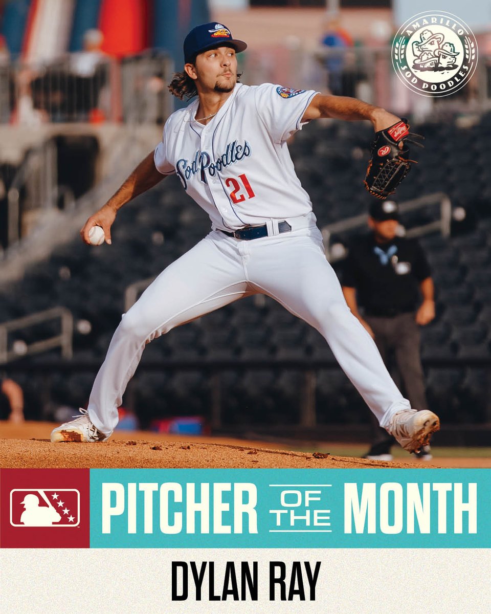 Congrats to Slade Caldwell and Dylan Ray on being named our Minor League Player and Pitcher of the Month for May!
