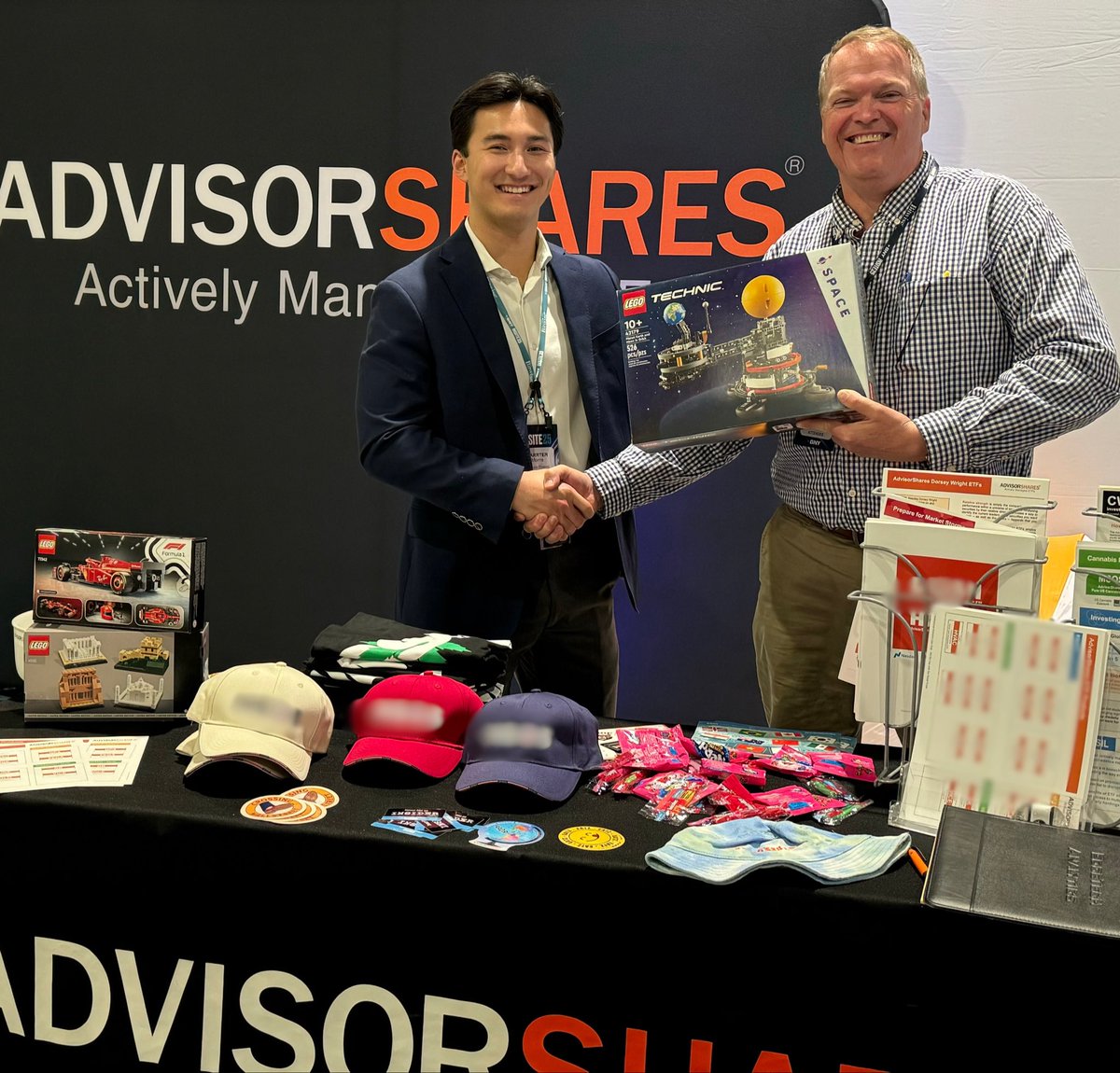 mpadvisorshares's tweet photo. Congrats to our LEGO raffle winner at this year’s @BNY INSITE!
It was great catching up with so many advisors, always good to put faces to names. We’re here to help you help your clients, and we appreciate the conversations and connections! https://t.co/DnBFNCdBt9