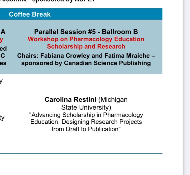 CarolinaRestini's tweet photo. Attending to #cspt2025 has been a fulfilling experience to meet friends, discuss pharmacology education and enjoy the journey! Meaning key collaboration for @FIRE_Foundry 
@MSU_Osteopathic @MSUPhmTox https://t.co/PdUjQfxkdQ